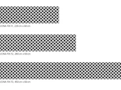 New Myspotti Küchenrückwandfolie Chadi Selbstklebend 450 cm x 60 cm Schwarz-Weiß