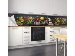 Myspotti Küchenrückwandfolie Fresh Spice Selbstklebend 450 cm x 60 cm