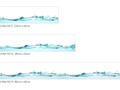 Myspotti Küchenrückwandfolie Wasser Selbstklebend 450 cm x 60 cm