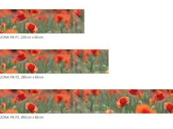 Myspotti Küchenrückwandfolie Mohn Selbstklebend 220 cm x 60 cm