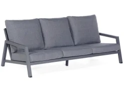 Sale Natur24 Lounge-Sofa Empire Aluminium Polyester Wetterfest Inklusive Kissen Gartenmöbel