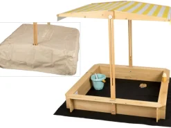 Clearance needs&wants Holz Sandkasten mit Dach Sunplaya4
