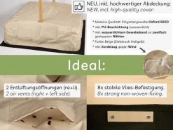 Clearance needs&wants Holz Sandkasten mit Dach Sunplaya4