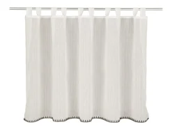 Sehlbach Neusser Collection Schlaufenpanneau Fernanda 75 cm x 140 cm Weiß-Anthrazit