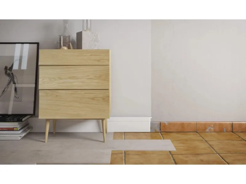 NOEL & MARQUET NMC CF2 WALLSTYL Abdeckleiste Zierleiste Sockelleiste Stuckleiste 2 m 200 cm x 2,2 cm x 11 cm Weiß