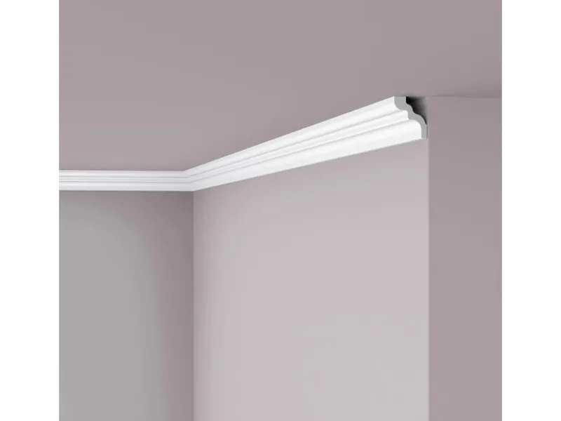 NOEL & MARQUET NMC D NOMASTYL Eckleiste Zierleiste Stuckleiste 2 m 200 cm x 4,2 cm x 4,9 cm Weiß