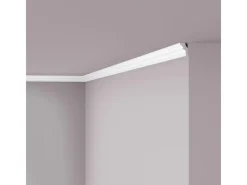 NOEL & MARQUET NMC E NOMASTYL Eckleiste Zierleiste Stuckleiste 2 m 200 cm x 1,7 cm x 2,5 cm Weiß