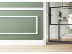 NOEL & MARQUET NMC FD15 WALLSTYL Sockelleiste Zierleiste Stuckleiste 2 m 200 cm x 1,8 cm x 15 cm Weiß