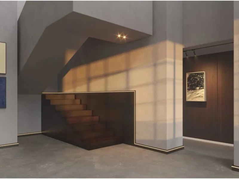 NOEL & MARQUET NMC FL10 WALLSTYL Sockelleiste Zierleiste Stuckleiste 2 m 200 cm x 0,8 cm x 5 cm Weiß