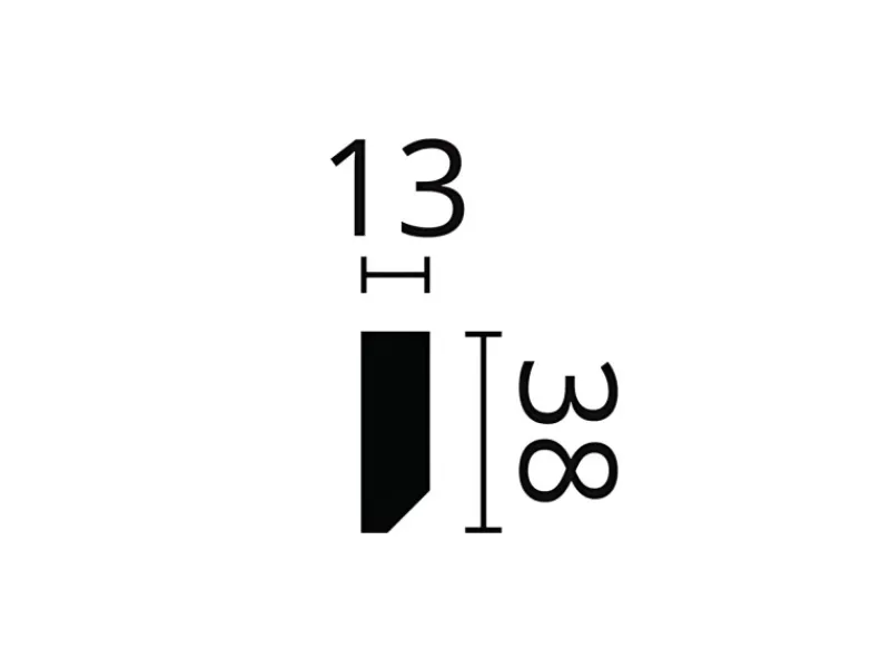 Hot NOEL & MARQUET NMC FT1 WALLSTYL Sockelleiste Zierleiste Wandleiste Friesleiste 2 m 200 cm x 1,3 cm x 3,8 cm Weiß