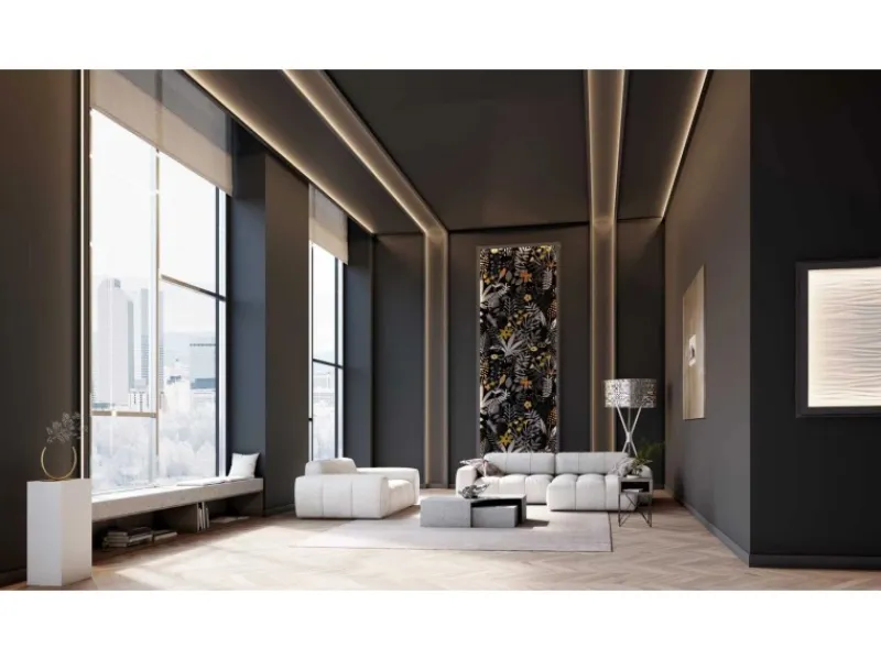 NOEL & MARQUET NMC IL5 ARSTYL Eckleiste Zierleiste Stuckleiste für Indirekte Beleuchtung 2 m 200 cm x 5 cm x 5 cm Weiß