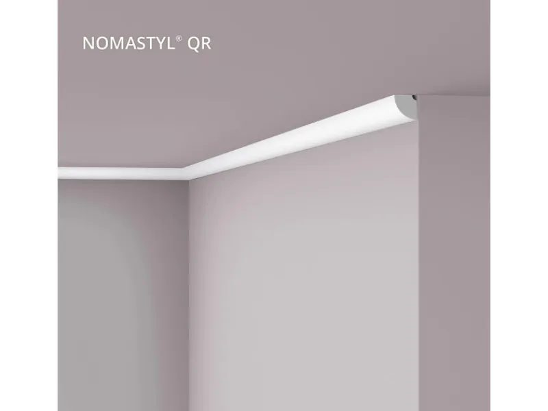 NOEL & MARQUET NMC QR NOMASTYL Eckleiste Zierleiste Stuckleiste 2 m 200 cm x 2,1 cm x 2,1 cm Weiß