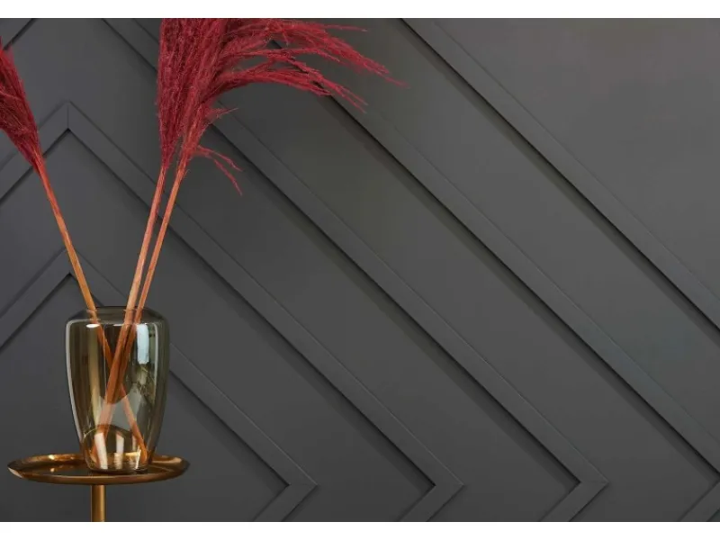 Hot NOEL & MARQUET NMC WD5 WALLSTYL Wand- und Friesleiste Zierleiste Stuckleiste 2 m 200 cm x 1 cm x 3,8 cm Weiß