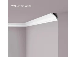 NOEL & MARQUET NMC WT26 WALLSTYL Eckleiste Zierleiste Stuckleiste 2 m 200 cm x 7,5 cm x 7,5 cm Weiß