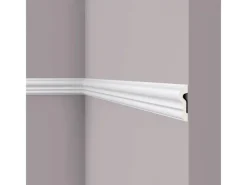 Clearance NOEL & MARQUET NMC Z13 ARSTYL Wand- und Friesleiste Zierleiste Stuckleiste 2 m 200 cm x 2,2 cm x 8 cm Weiß