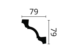 Hot NOEL & MARQUET NMC Z19 ARSTYL Eckleiste Zierleiste Stuckleiste 2 m 200 cm x 7,9 cm x 7,9 cm Weiß
