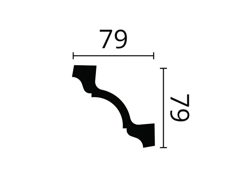 Hot NOEL & MARQUET NMC Z19 ARSTYL Eckleiste Zierleiste Stuckleiste 2 m 200 cm x 7,9 cm x 7,9 cm Weiß