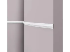 NOEL & MARQUET NMC Z10 Flex ARSTYL Flexible Wand- und Friesleiste Zierleiste Stuckleiste 2 m 200 cm x 1,8 cm x 3,8 cm Weiß