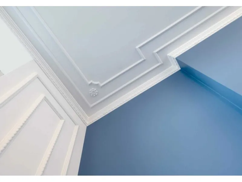 NOEL & MARQUET NMC Z10 Flex ARSTYL Flexible Wand- und Friesleiste Zierleiste Stuckleiste 2 m 200 cm x 1,8 cm x 3,8 cm Weiß