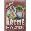 Nostalgic-Art Blechschild Kresse halten 20 cm x 30 cm