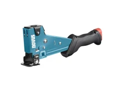 Novus Tools Hammertacker J-055 6–14 mm Typ G Premium-Tacker für Flachdrahtklammern mit Prallplatte für Oberflächenschutz 030-0454