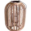 Näve Dekoleuchte Korb Natur 32,5 cm inkl. LED-Solar-Kerze