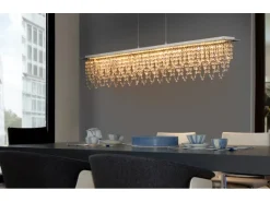 Näve LED-Pendelleuchte Diamonds Chrom