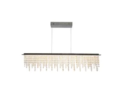Näve LED-Pendelleuchte Diamonds Chrom