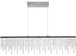 Näve LED-Pendelleuchte Diamonds Chrom