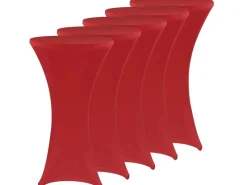 NYVI Stehtischhusse 5er 70-75 x 110-120 cm Rot