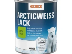 Sale OBI Arctic Weißlack extramatt 2 l