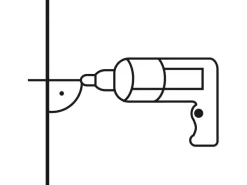 OBI Befestigungs-Pin Grau 1 cm x 1 cm x 8 cm