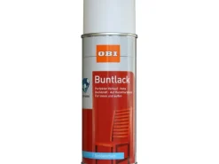 Discount OBI Buntlack Spray RAL 9010 seidenmatt 400 ml Reinweiß