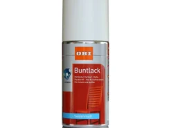 New OBI Buntlack Spray RAL 9010 seidenmatt 150 ml Reinweiß