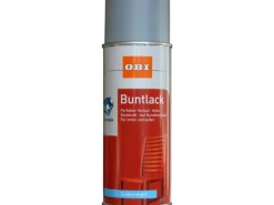 Hot OBI Buntlack Spray RAL 7001 seidenmatt 400 ml Silbergrau