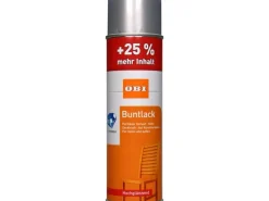 OBI Buntlack Spray RAL 9006 hochglänzend 500 ml