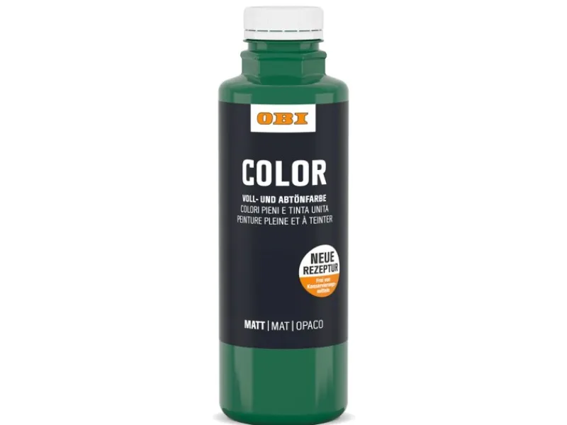 Clearance OBI Color Voll- und Abtönfarbe 500 ml Grün