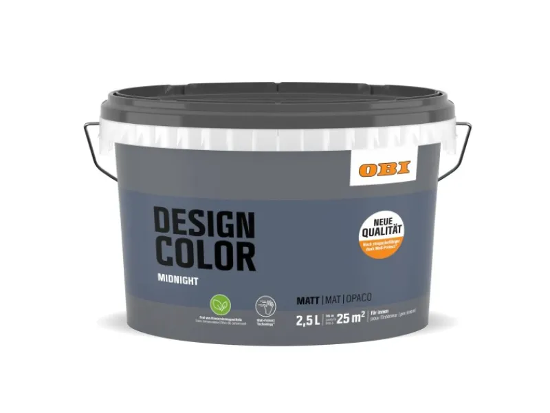 Hot OBI Design Color 2,5 l Tiefes Mitternachtsblau