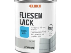 Best OBI Fliesenlack 750 ml Lichtgrau Seidenmatt