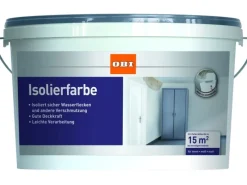 OBI Isolierfarbe Weiß matt 2,5 l