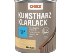 OBI Kunstharz Klarlack seidenmatt 750 ml