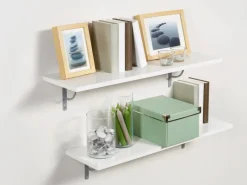 OBI Regalboden Eckig Weiß Hochglanz 2 cm x 80 cm x 20 cm