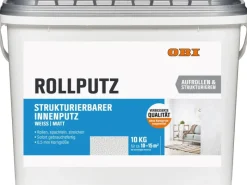 OBI Rollputz Konservierungsmittelfrei Weiß-Matt 10 l
