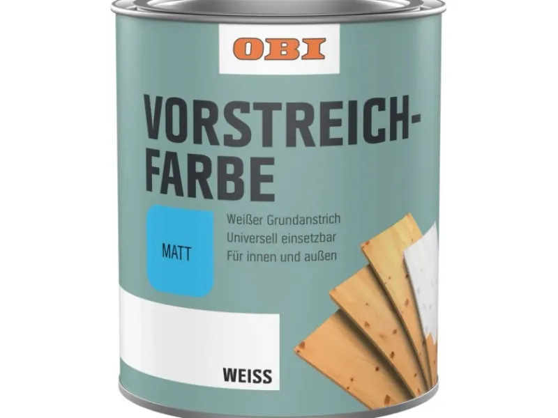 Online OBI Vorstreichfarbe Weiß matt 375 ml