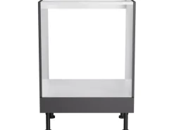 Optifit Küchen-Herdumbau Ingvar420 60 cm x 87 cm x 58,4 cm Anthrazit Matt
