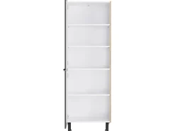 Optifit Küchen-Midischrank Linus984 60cm x 176,6cm x 58,4cm Anthrazit-Wildeiche