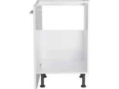 Optifit Küchen-Spülenunterschrank Rurik986 50 cm x 87 cm x 58,4 cm Weiß