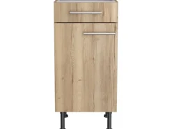 Sale Optifit Küchen-Unterschrank Erik290 40 cm x 87 cm x 58,4 cm Wildeiche
