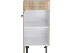 Sale Optifit Küchen-Unterschrank Erik290 40 cm x 87 cm x 58,4 cm Wildeiche