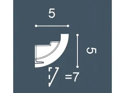 Online ORAC 1 MUSTERSTÜCK LUXXUS S-C362 10 cm MUSTER der Eckleiste Zierleiste